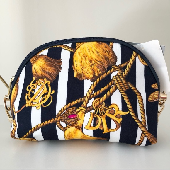 Dior Rare Vintage Logo Tassel Cosmetic Crossbody Bag - Picture 10 of 14